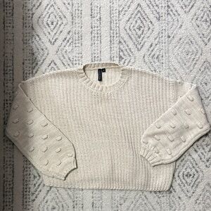 moon & madison // Textured Cream Sweater